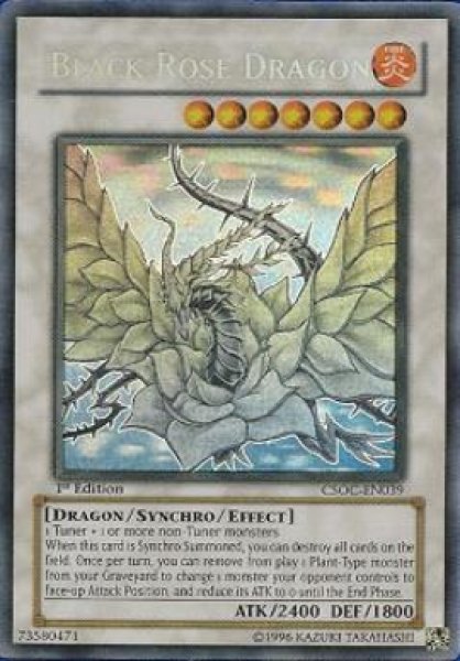 画像1: ブラック・ローズ・ドラゴン　1st Edition（ CSOC-EN039）ゴーストレア (1)