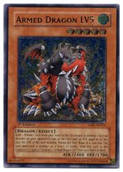 画像1: アームド・ドラゴン LV５ 1st Edition（SOD-AE014）アルティメットレア (1)