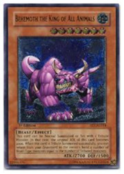 画像1: 百獣王 ベヒーモス 1st Edition（FET-AE014）アルティメットレア (1)