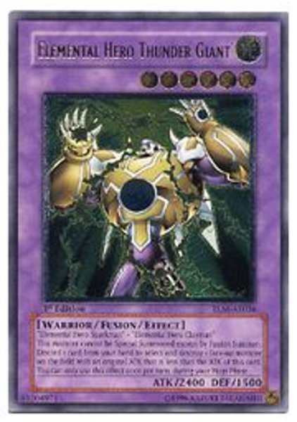 画像1: E・HERO サンダー・ジャイアント　 1st Edition（ TLM-AE036）アルティメットレア (1)