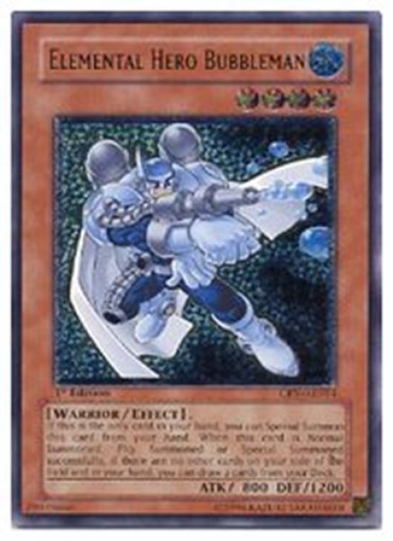 画像1: E・HERO バブルマン　 1st Edition（ CRV-AE014）アルティメットレア (1)