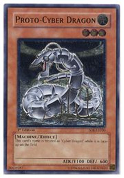 画像1: プロト・サイバー・ドラゴン 1st Edition（SOI-AE010）アルティメットレア (1)