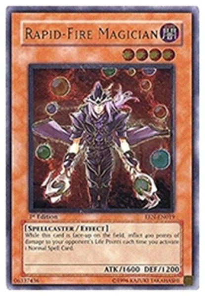 画像1: 連弾の魔術師 1st Edition（EEN-AE019）アルティメットレア (1)
