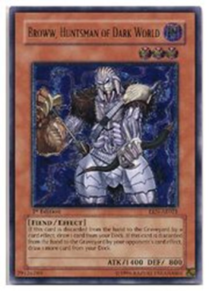 画像1: 暗黒界の狩人 ブラウ 1st Edition（EEN-AE021）アルティメットレア (1)