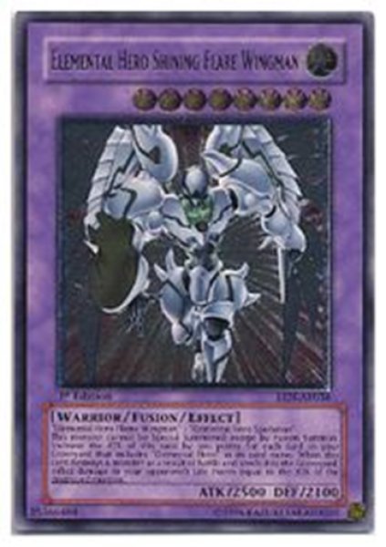 画像1: E・HERO シャイニング・フレア・ウィングマン 1st Edition（EEN-AE036）アルティメットレア (1)